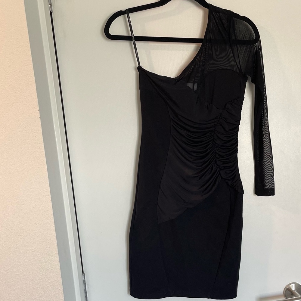 Bebe-Kardashian collection one arm dress